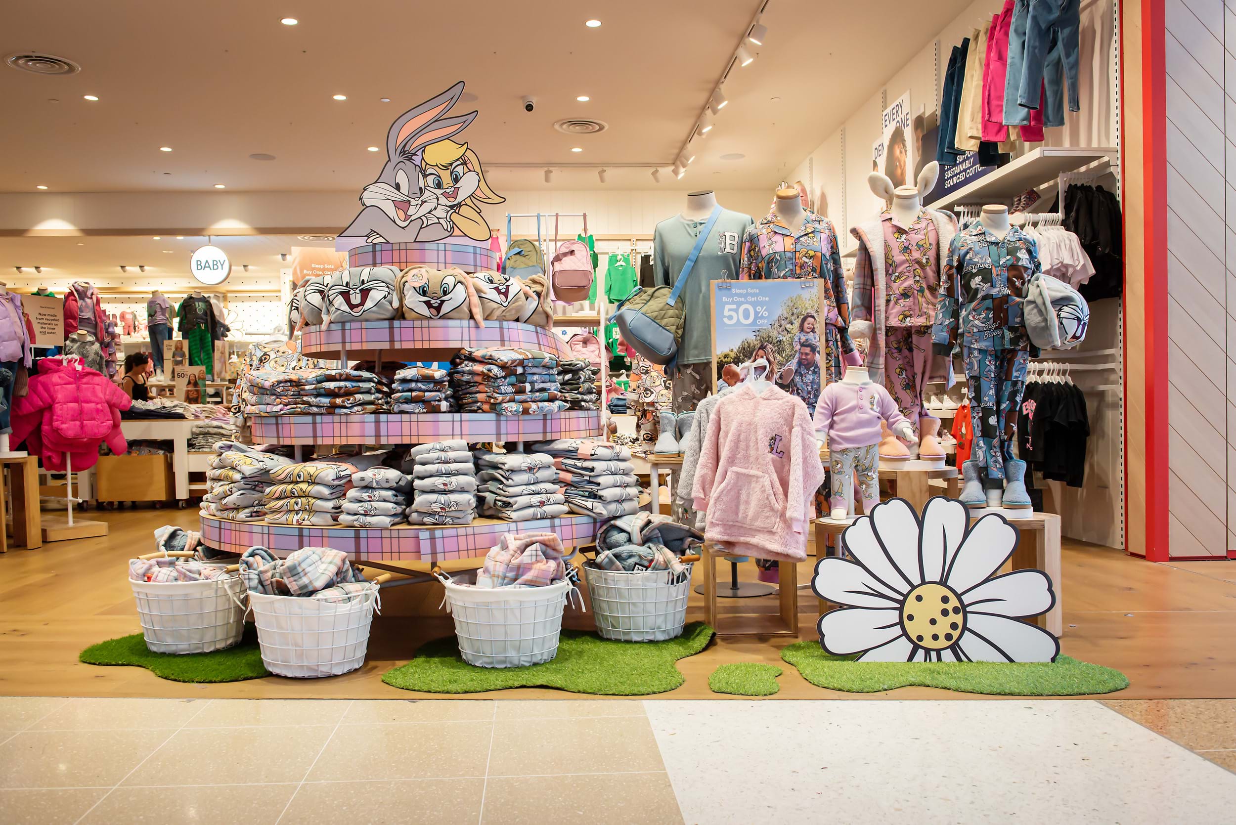 Styleprint visual merchandising activation for Cotton On Kids
