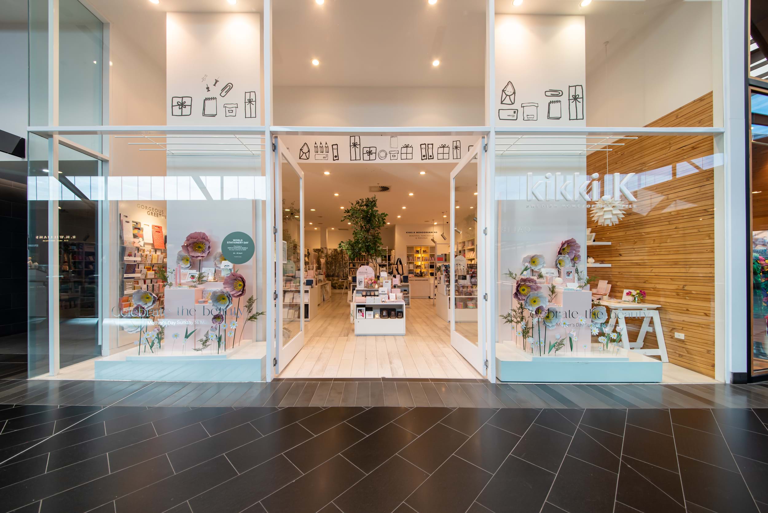 Styleprint visual merchandising activation for kikki.K